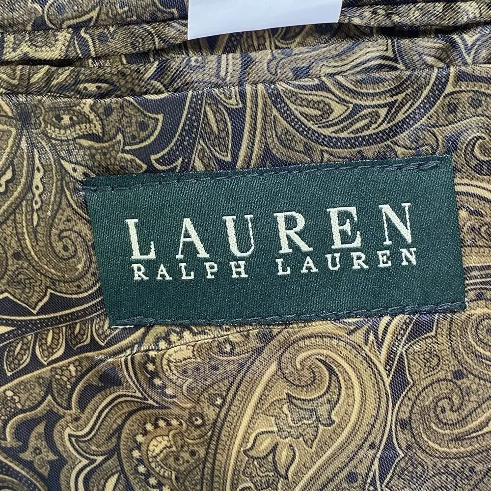 Lauren Ralph Lauren Mens 46L Tan Corduroy Blazer Sport Coat Suit Jacket 2 Button